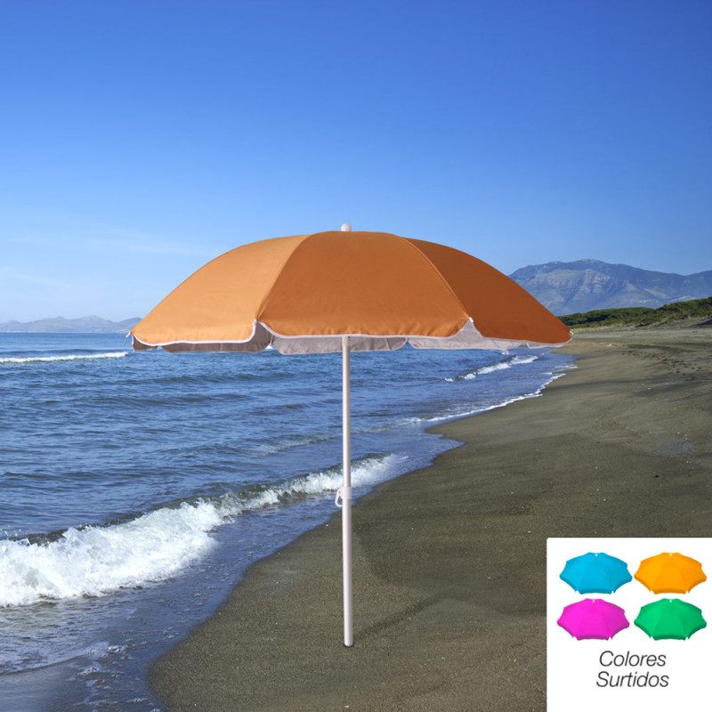 SOMBRILLA PLAYA PROTECCION UV ALUMINIO 200 CM. SOMBRILLA PLAYA PROTECCION UV ALUMINIO 200 CM.