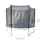 CAMA ELASTICA INFANTIL SALTAR Ø 250 X 252 (ALT.) CM. CAMA ELASTICA INFANTIL SALTAR Ø 250 X 252 (ALT.) CM.