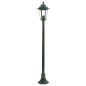 FAROL JARDÍN HEXAGONAL VERDE CON COLUMNA
