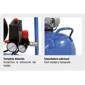 COMPRESOR DE CORREAS  270 LITROS 4 HP