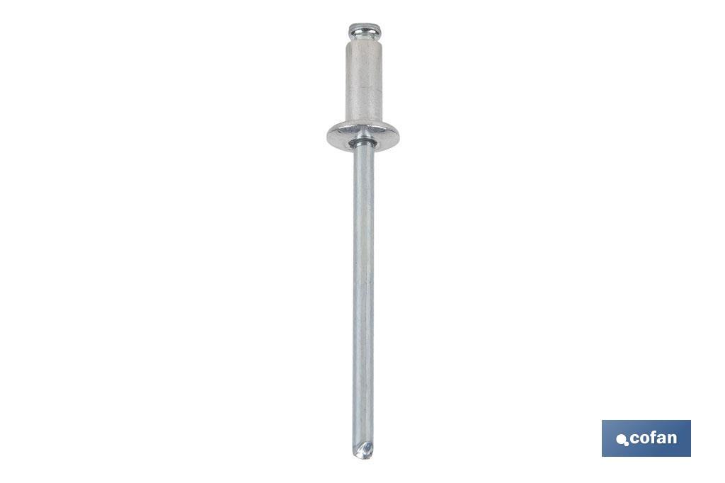 REMACHE ALUMINIO NORMAL 4 X 18 MM