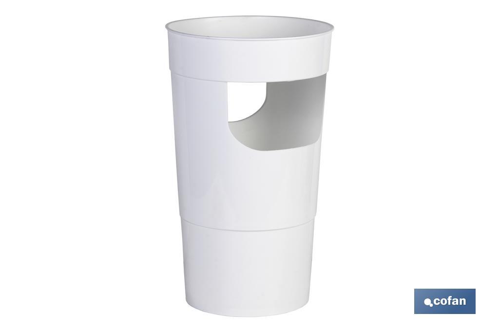 PARAGÜERO  BLANCO  POLIPROPILENO 27 X 20.6 X 45 X CM venta unitaria (PACK: 1 UDS)