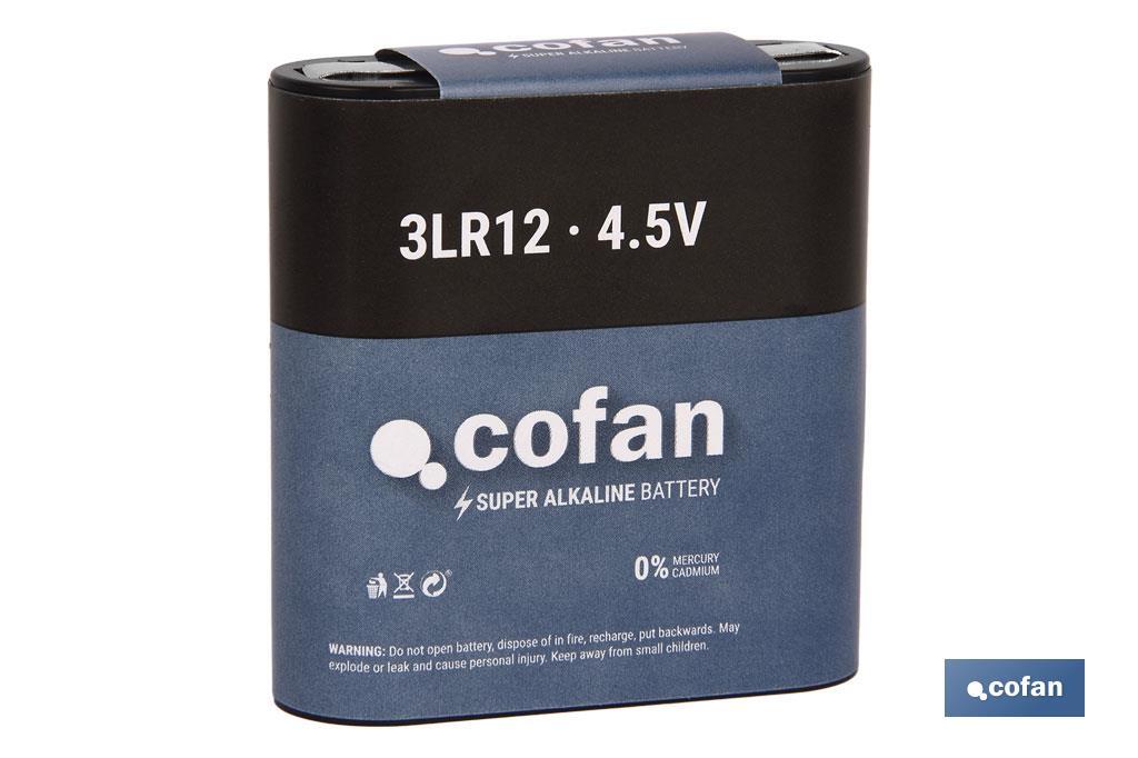 BLISTER 1 PILA ALCALINA 3LR12/4,5V (PACK: 9 UDS)