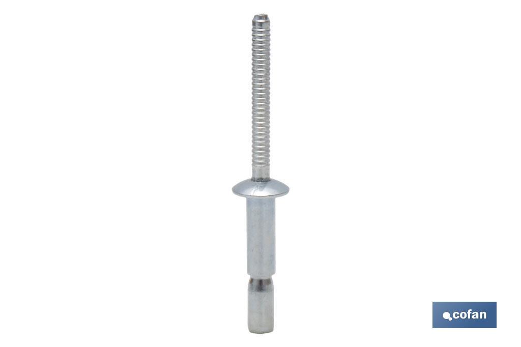 REMACHE ACERO ESTRUCTURAL 4,8 X 14 MM