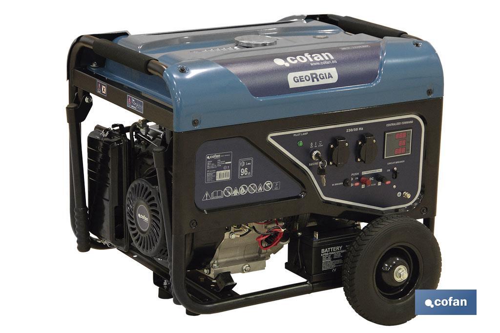 GENERADOR 389CC 5,5 KV 2 SALIDAS AC 1 DC MODELO GEORGIA (PACK: 1 UDS)